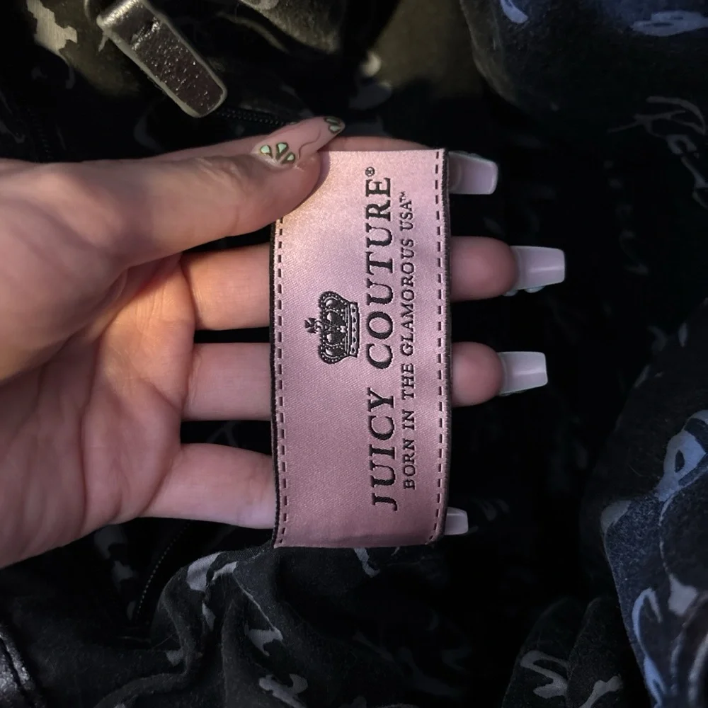 Chic Pink and Black Vintage Juicy Couture Daydreamer Bag - Picture 4 of 5